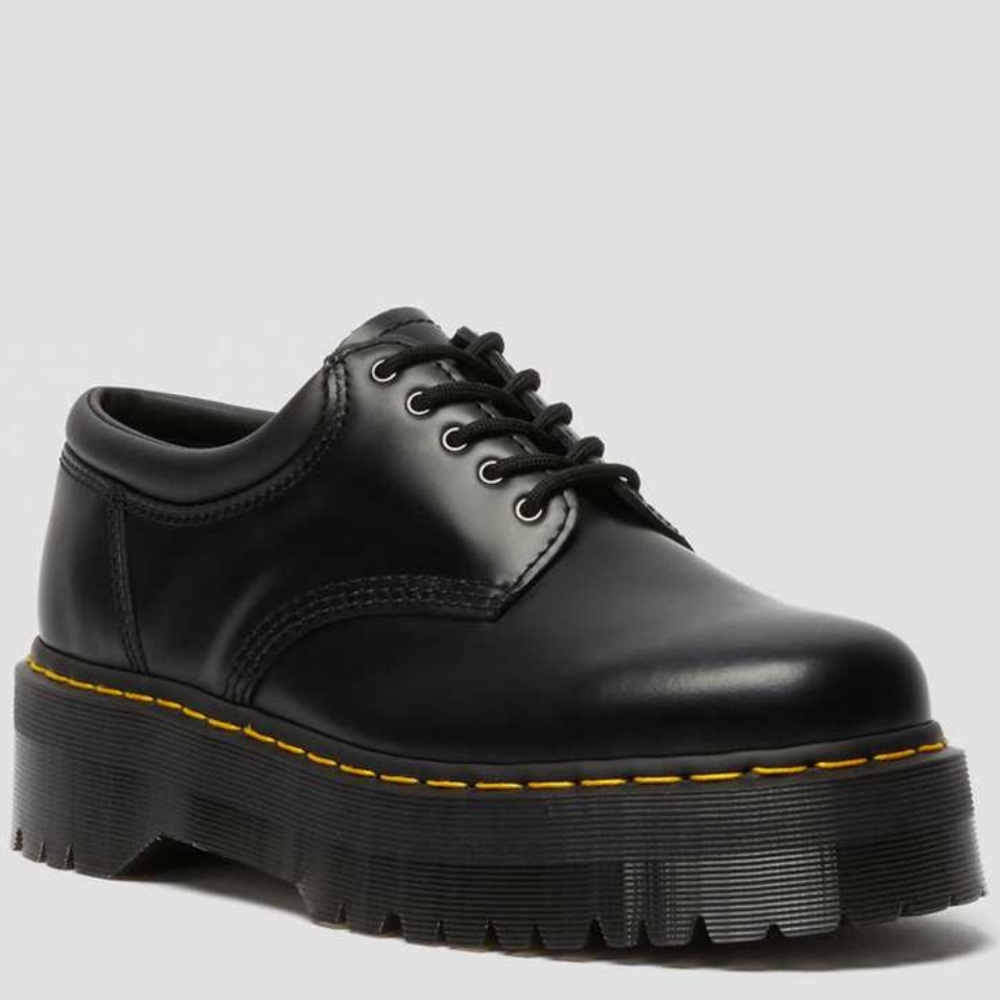 8053 LEATHER PLATFORM CASUAL SHOES